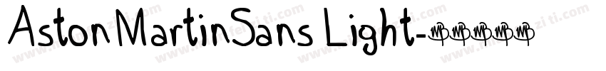 AstonMartinSans Light字体转换